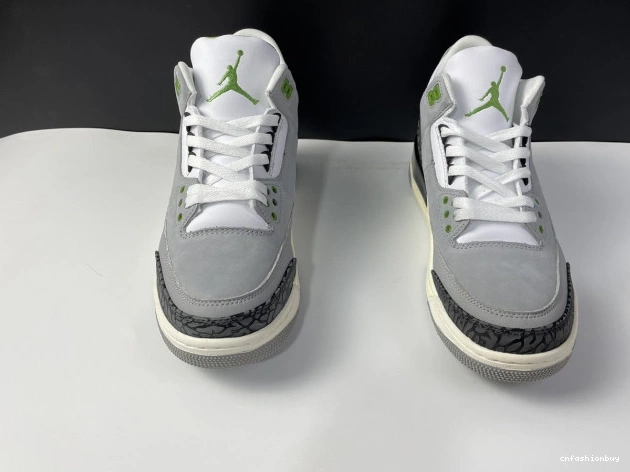 Retro Air 136064-006 Jordan 3 Chlorophyll 0907